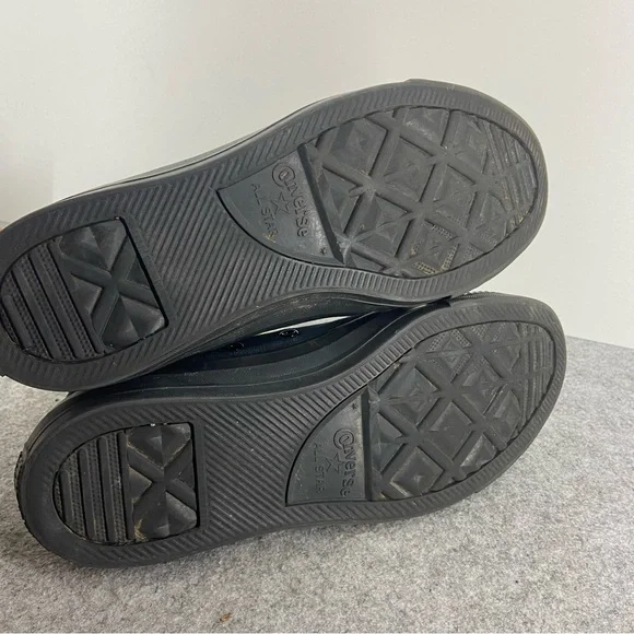 Converse Black Monochrome High Tops Women’s Size 8 - Picture 5 of 6